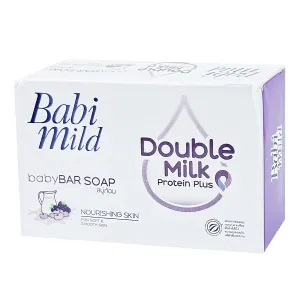 Babi Mild Double Milk Soy Protein Plus Nourishing Skin Baby Bar Soap 75g